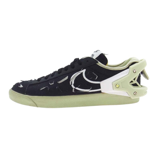 NIKE ナイキ DO9373 001 × ACRONYM BLAZER LOW アクロニウム ブレーザー ロウ スニーカー ブラック系 ライトグリーン系 27.5cm【中古】