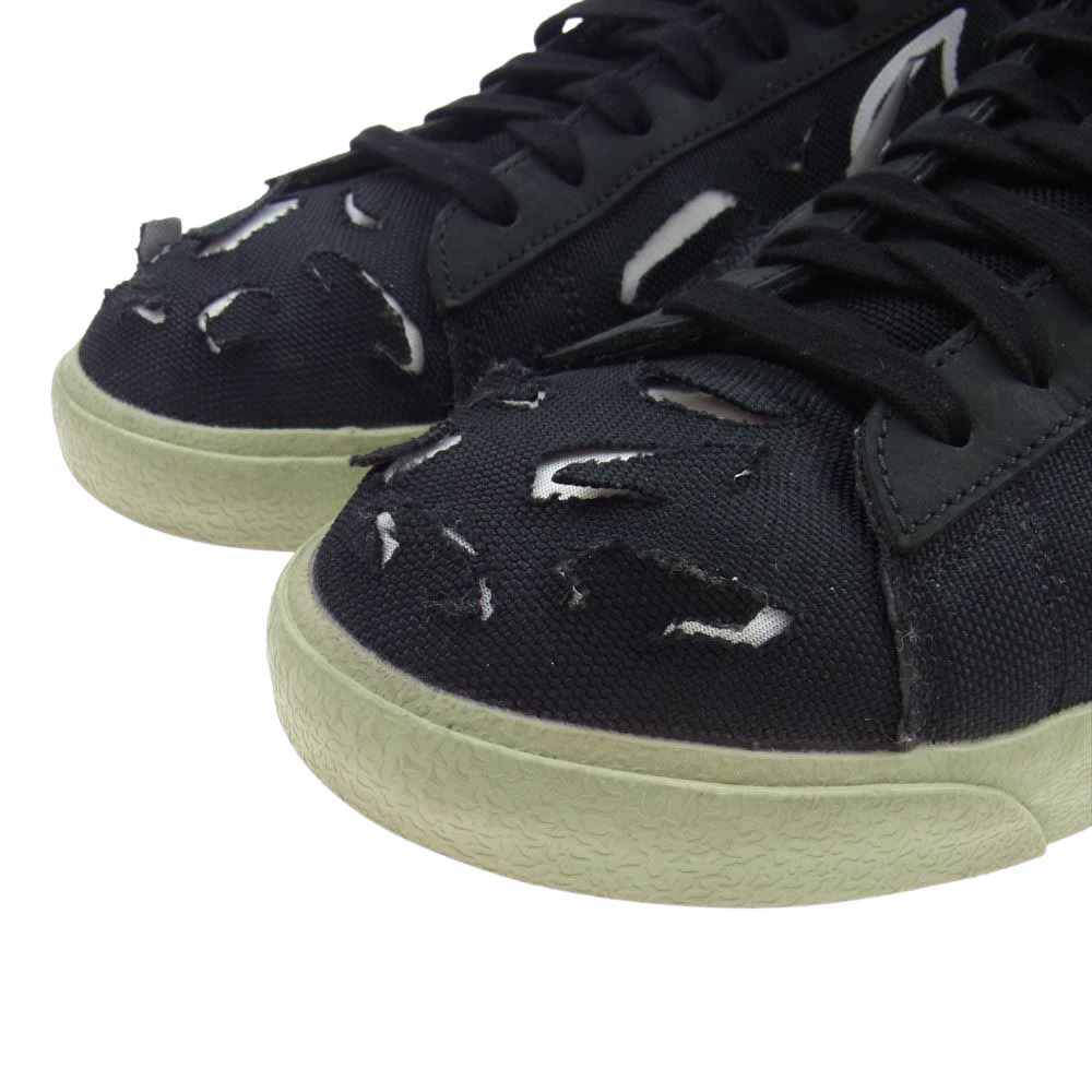 NIKE ナイキ DO9373 001 × ACRONYM BLAZER LOW アクロニウム ブレーザー ロウ スニーカー ブラック系 ライトグリーン系 27.5cm【中古】