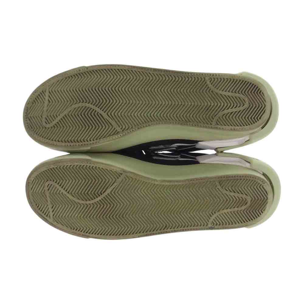 NIKE ナイキ DO9373 001 × ACRONYM BLAZER LOW アクロニウム ブレーザー ロウ スニーカー ブラック系 ライトグリーン系 27.5cm【中古】