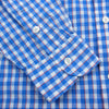 PORTER CLASSIC ポータークラシック 20SS  ROLL UP TRICOLOR SHIRT GINGHAM CHECK SHIRT ギンガムチェック ロールアップ 長袖 シャツ ブルー系 L【中古】