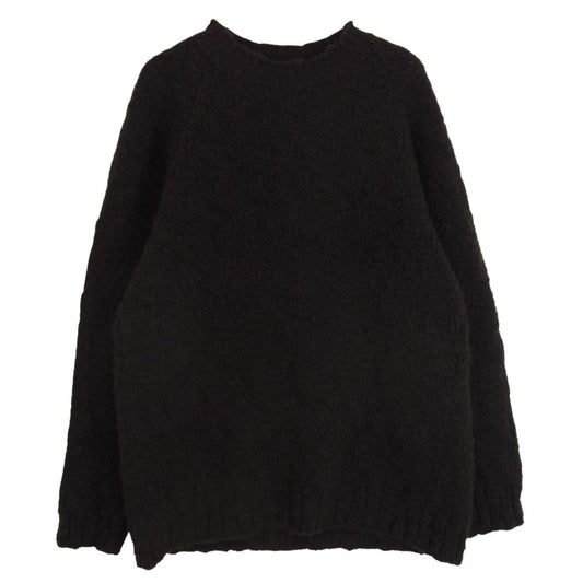 AURALEE オーラリー A21AP01SY WOOL SLUB KNIT P/O ウール スラブ ニット ブラウン系 5【中古】