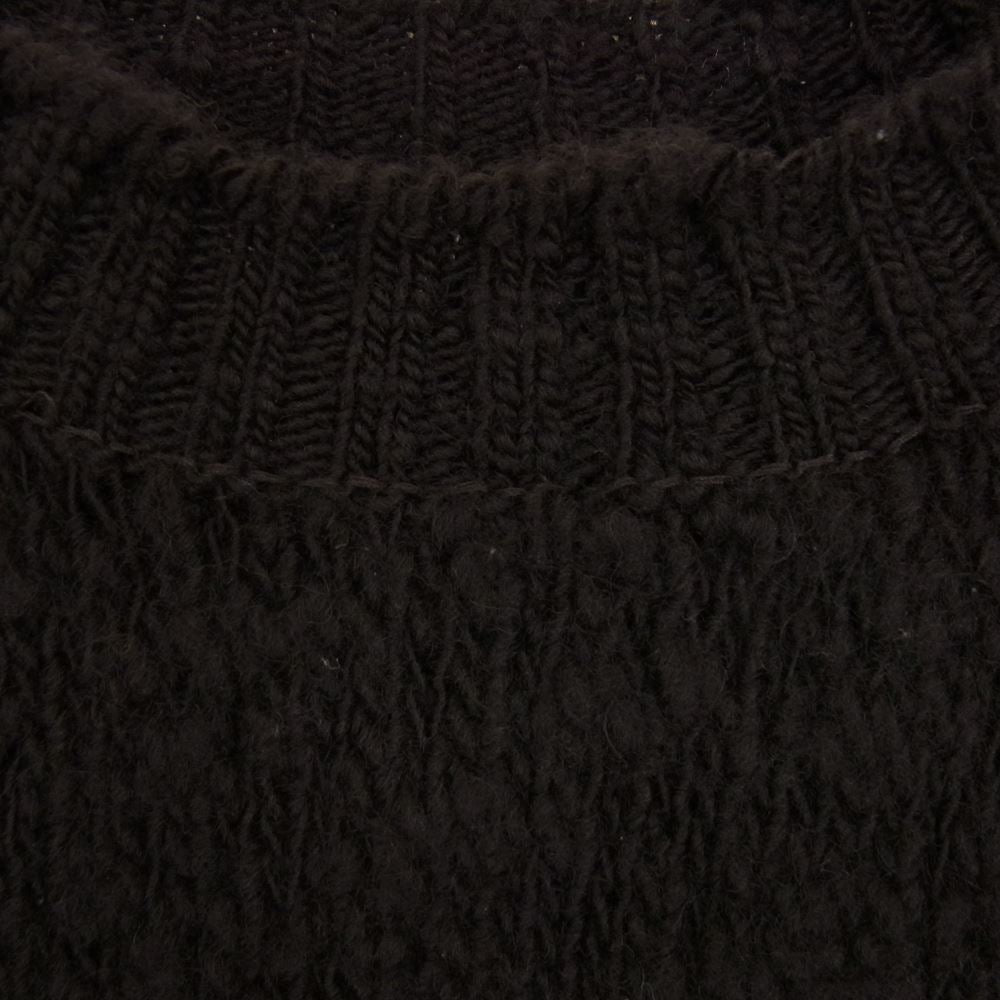 AURALEE オーラリー A21AP01SY WOOL SLUB KNIT P/O ウール スラブ ニット ブラウン系 5【中古】