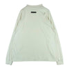 FEAR OF GOD フィアオブゴッド 22AW ESSENTIALS エッセンシャルズ SS TEE EGG SHELL モックネック 長袖 Tシャツ ライトベージュ系 S【中古】