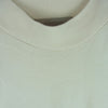 FEAR OF GOD フィアオブゴッド 22AW ESSENTIALS エッセンシャルズ SS TEE EGG SHELL モックネック 長袖 Tシャツ ライトベージュ系 S【中古】