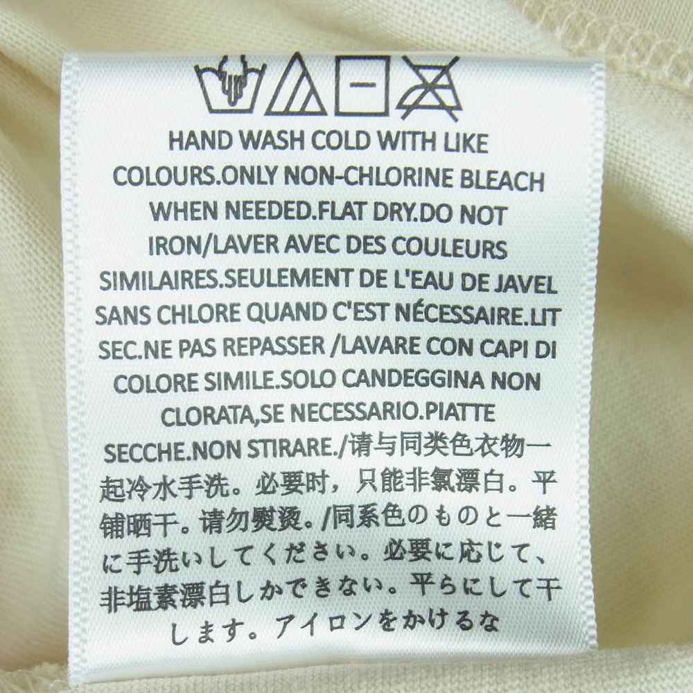 FEAR OF GOD フィアオブゴッド 22AW ESSENTIALS エッセンシャルズ SS TEE EGG SHELL モックネック 長袖 Tシャツ ライトベージュ系 S【中古】