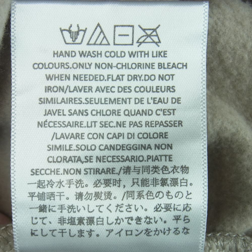 FEAR OF GOD フィアオブゴッド 22AW ESSENTIALS エッセンシャルズ 胸ロゴ フルジップ ジャケット Smoke グレー系 L【中古】