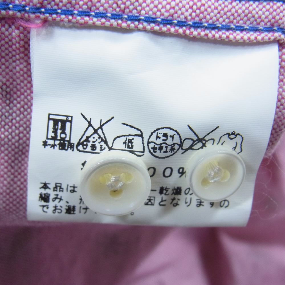 SUN SURF サンサーフ SS24815 HULA DANCER OXFORD L/S B.D. SHIRT長袖 長袖 シャツ レッド系 M【中古】