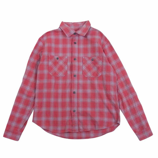 schott ショット PERFECTO ヘビー ネルシャツ 長袖  レッド系 M【中古】