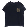 Buzz Rickson's バズリクソンズ  BR77046 POCKETT-SHIRT GOLD TIGER STRIPE 半袖 Tシャツ  ブラック系 L【中古】