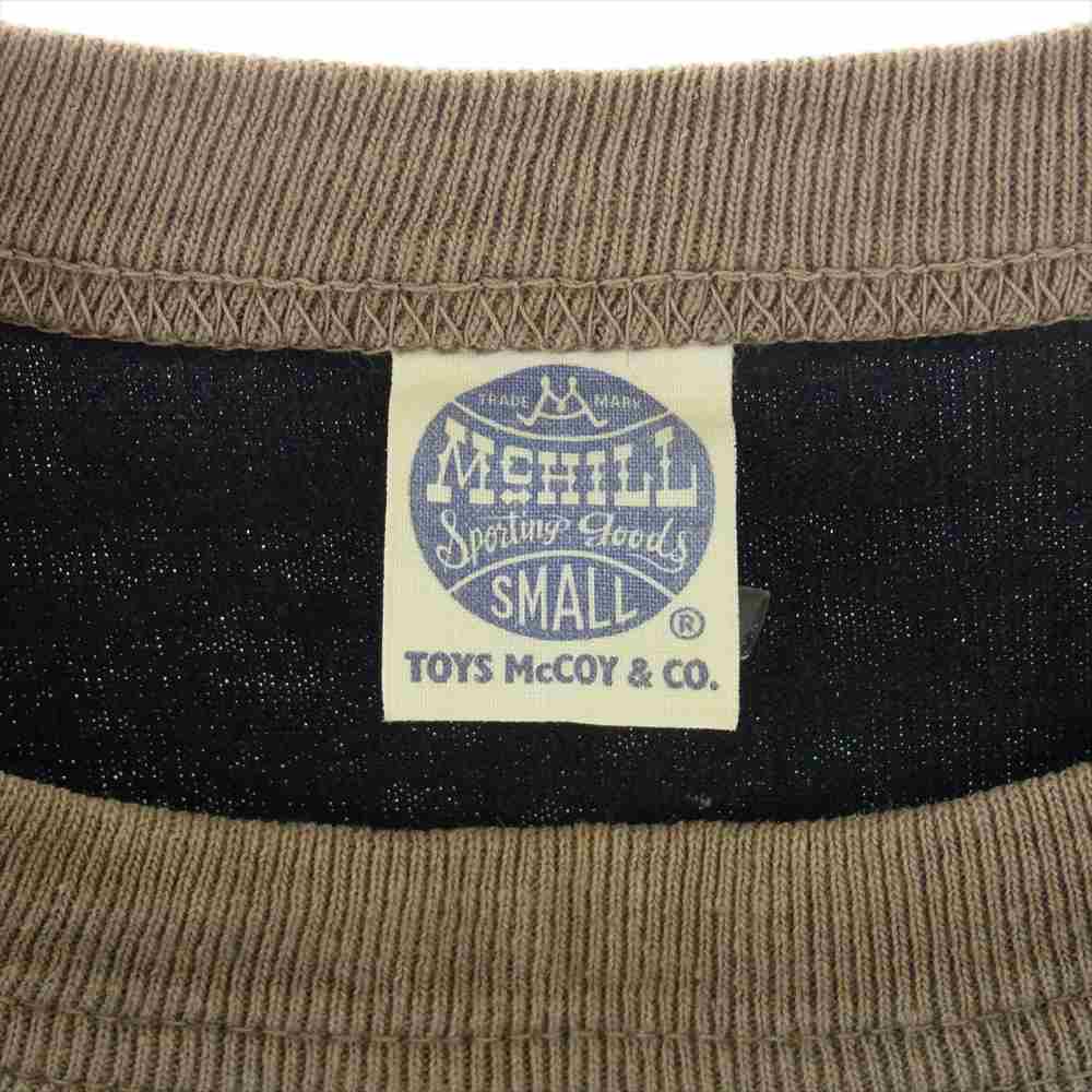 TOY'S McCOY トイズマッコイ カットソー McHILL マックヒル GARAGE COMPANY プリント トリム Tシャツ 半袖 ブラック系 S【中古】