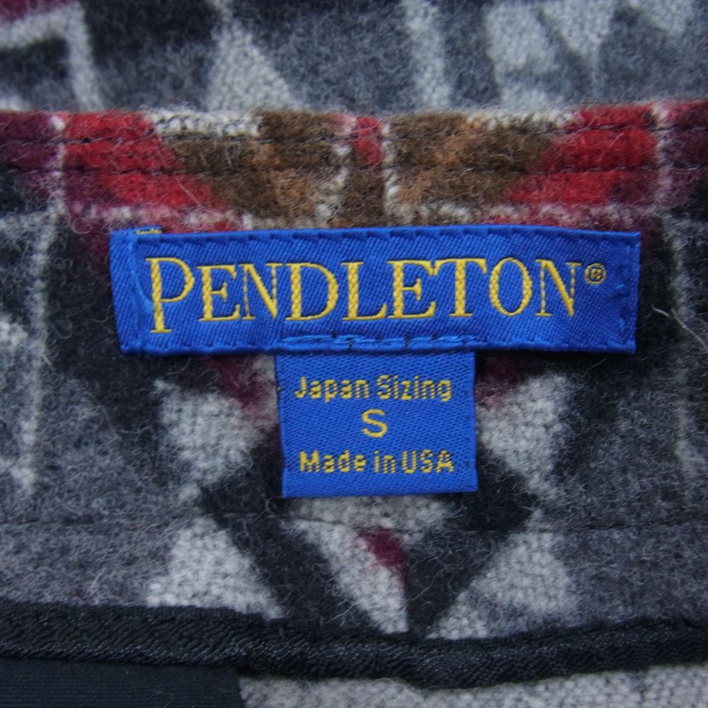 PENDLETON ペンドルトン ウール ラップ スカート グレー系 S【新古品】【未使用】【中古】