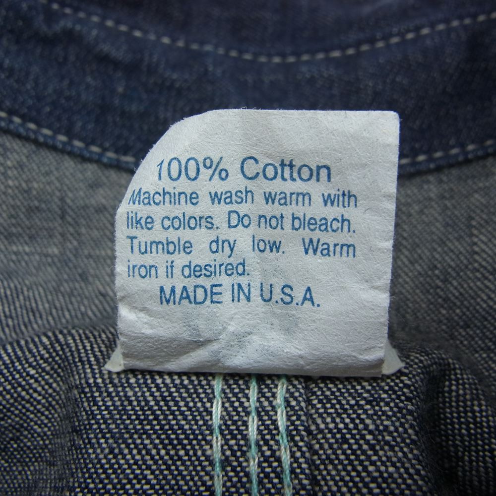 POST OVERALLS ポストオーバーオールズ ENGINEER'S JACKET JAPANESE 10oz. DENIM エンジニア デニム ジャケット インディゴブルー系 M【中古】