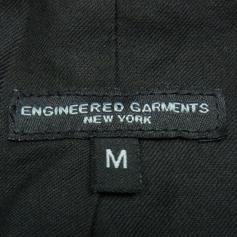 Engineered Garments エンジニアードガーメンツ カシミヤ混ウール アンドーバー テーラード ジャケット ブラック系 M【中古】