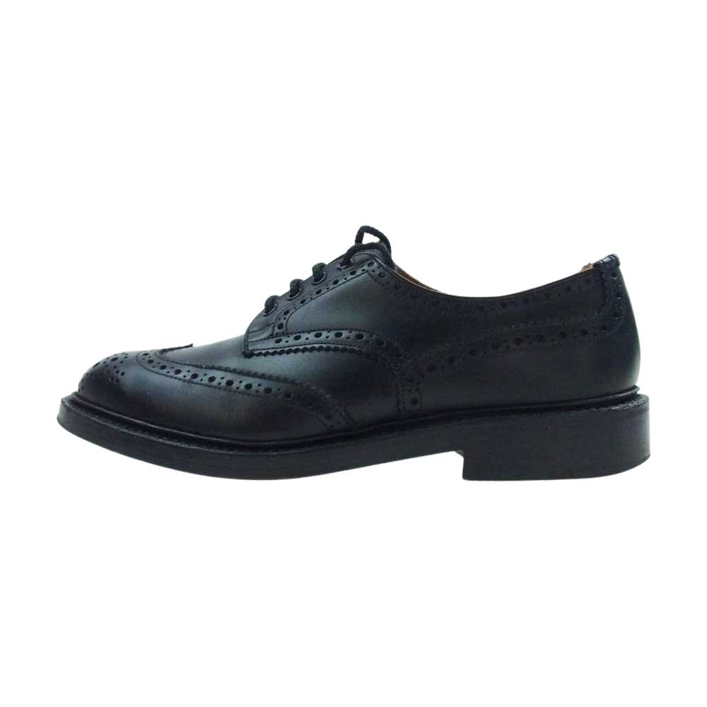 Tricker's トリッカーズ 7302 DERBY BROGUES KESWICK ケスウィック ダービーブローグス ウィングチップ ドレスシューズ ブラック系 US9【中古】