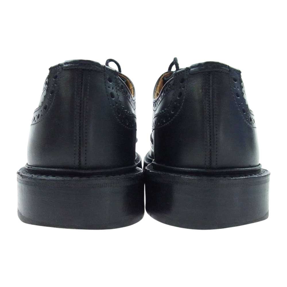 Tricker's トリッカーズ 7302 DERBY BROGUES KESWICK ケスウィック ダービーブローグス ウィングチップ ドレスシューズ ブラック系 US9【中古】