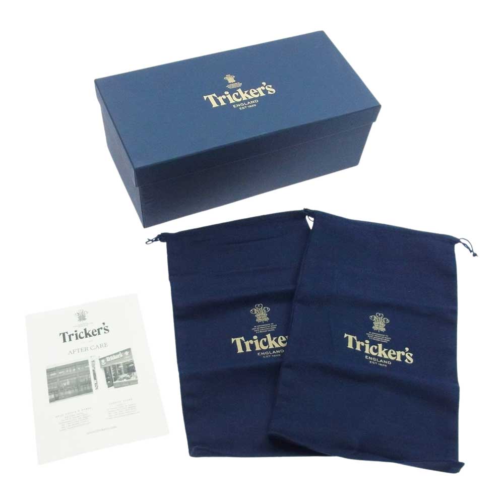 Tricker's トリッカーズ 7302 DERBY BROGUES KESWICK ケスウィック ダービーブローグス ウィングチップ ドレスシューズ ブラック系 US9【中古】