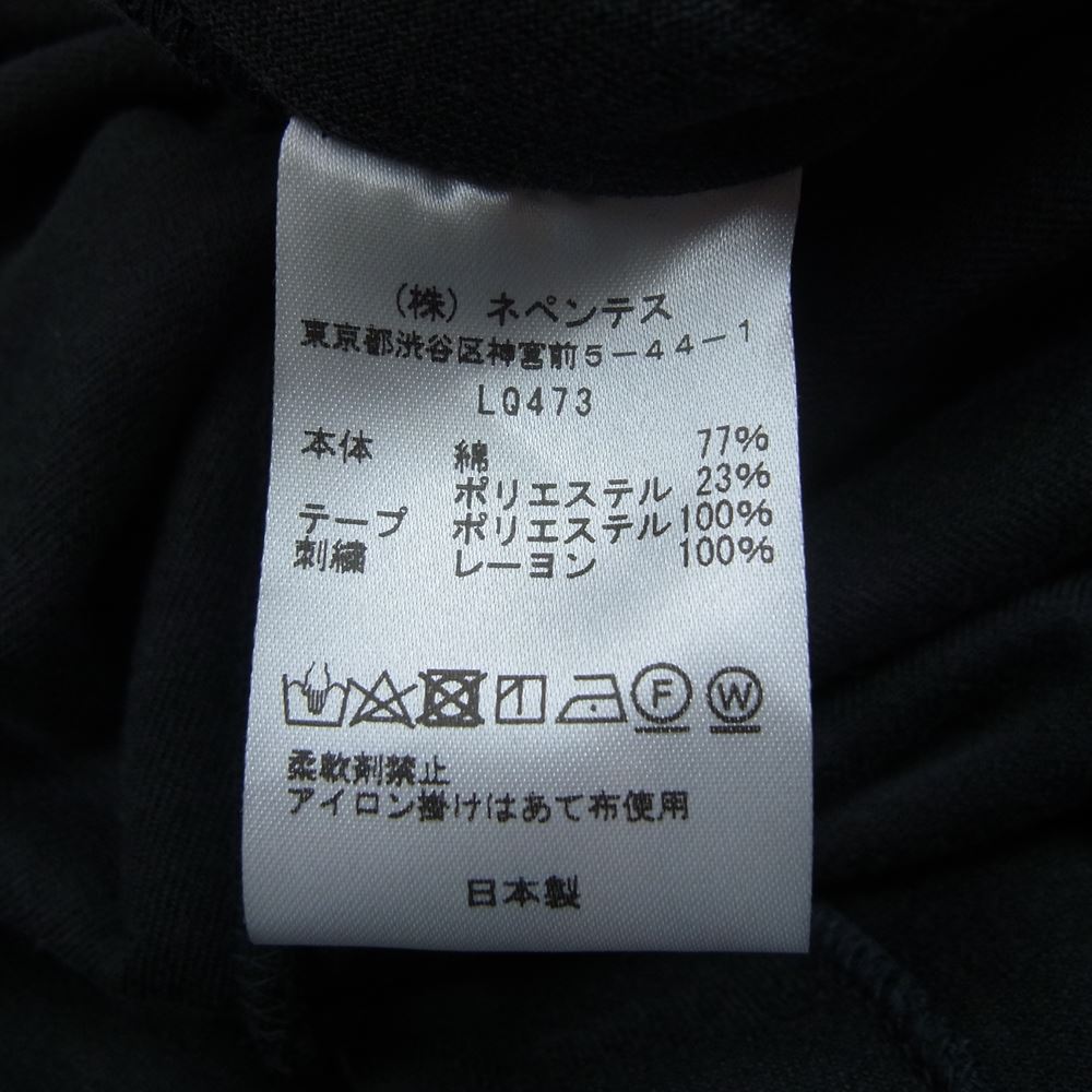 Needles ニードルス 22AW LQ473 SP ZIP TRACK PT C/PE VELOUR ベロア ジップ トラック パンツ チャコール系 L【新古品】【未使用】【中古】
