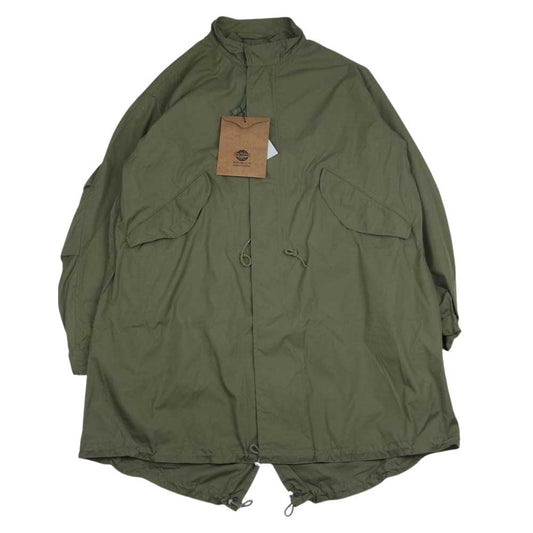 Buzz Rickson's バズリクソンズ BR14719 Type M-65 NO HOOD フィッシュテール ミリタリー コート オリーブ系 L【新古品】【未使用】【中古】