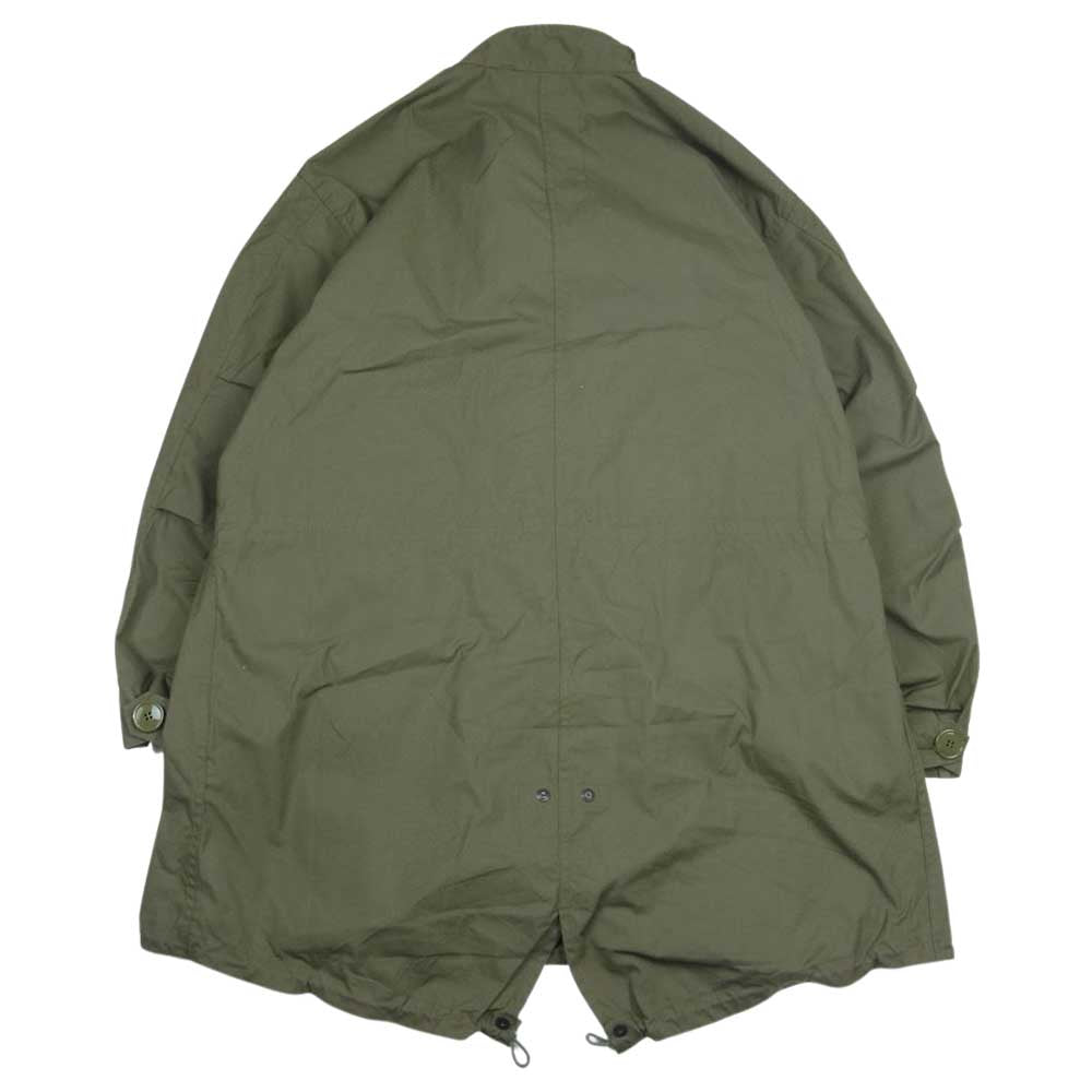 Buzz Rickson's バズリクソンズ BR14719 Type M-65 NO HOOD フィッシュテール ミリタリー コート オリーブ系 L【新古品】【未使用】【中古】