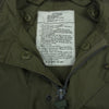 Buzz Rickson's バズリクソンズ BR14719 Type M-65 NO HOOD フィッシュテール ミリタリー コート オリーブ系 L【新古品】【未使用】【中古】