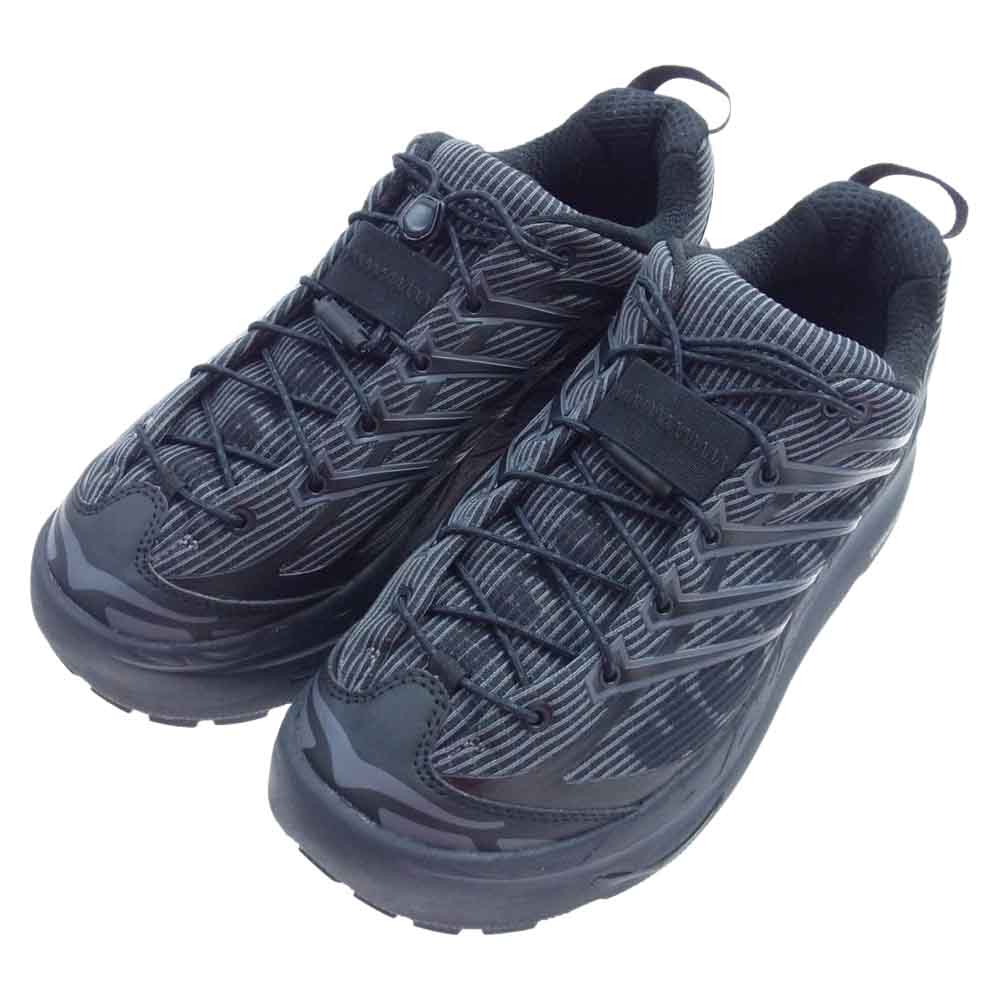 HOKA ONE ONE ホカ オネオネ MAFATE ORIGINS Black マファテ オリジンズ スニーカー ブラック系 28cm【極上美品】【中古】
