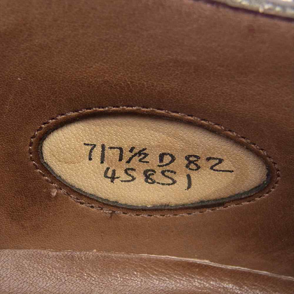 EDWARD GREEN エドワードグリーン LICHFIELD リッチフィールド ビジネス シューズ ブラウン系 7【中古】