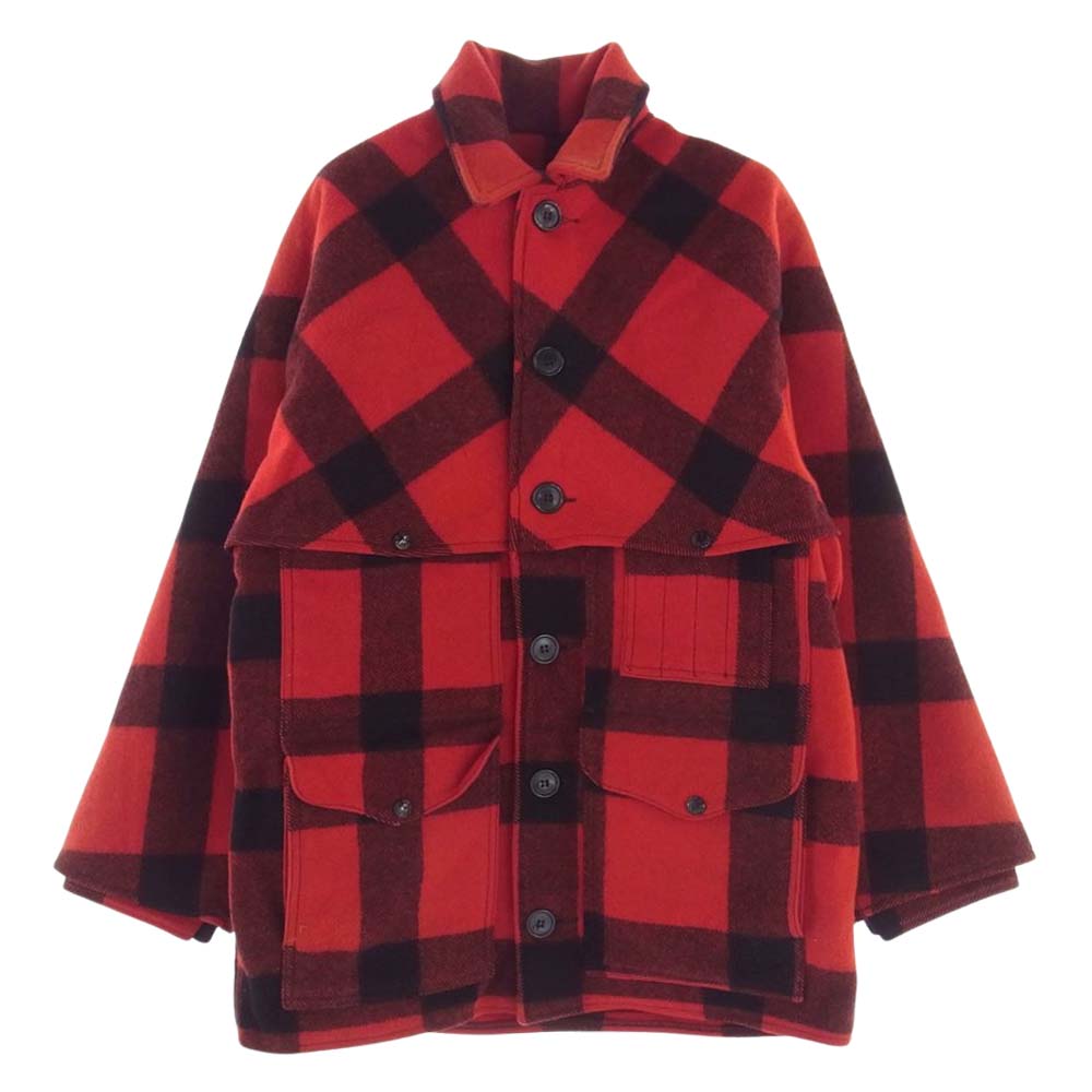 FILSON フィルソン USA製 GARMENT ダブル マッキーノ クルーザー ジャケット レッド系 40【中古】