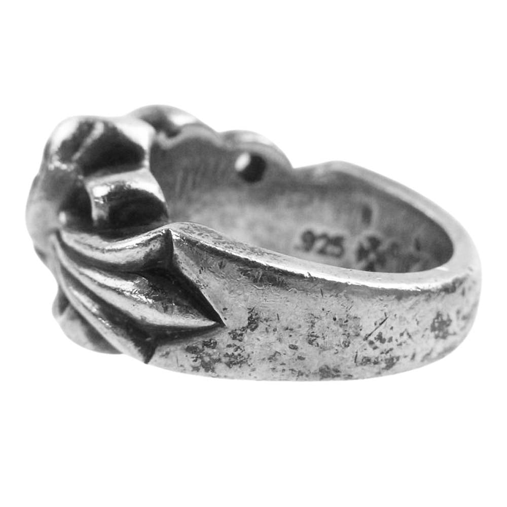 CHROME HEARTS クロムハーツ（原本無） FLRL CRS HRT フローラル ハート リング シルバー系 7号【中古】
