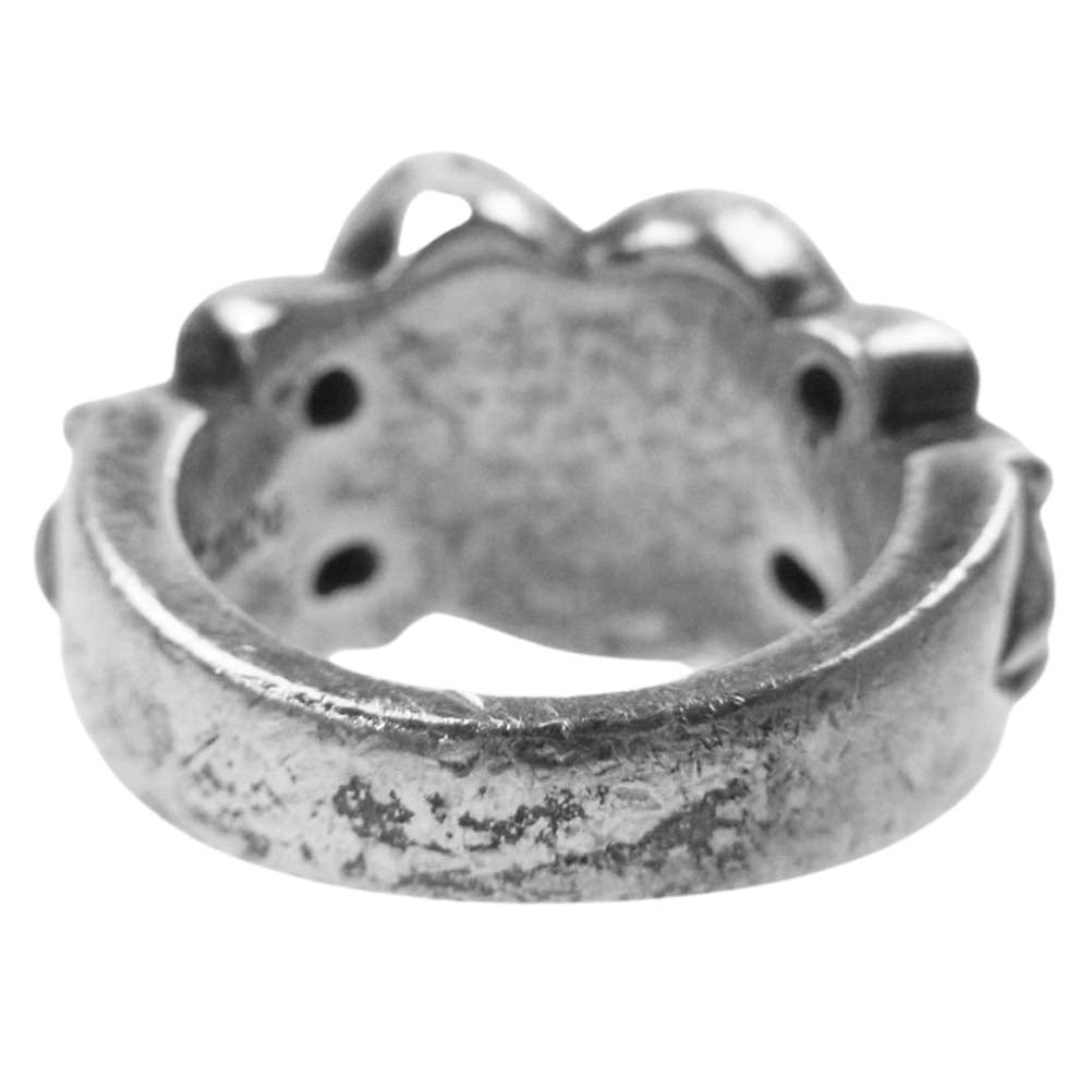 CHROME HEARTS クロムハーツ（原本無） FLRL CRS HRT フローラル ハート リング シルバー系 7号【中古】