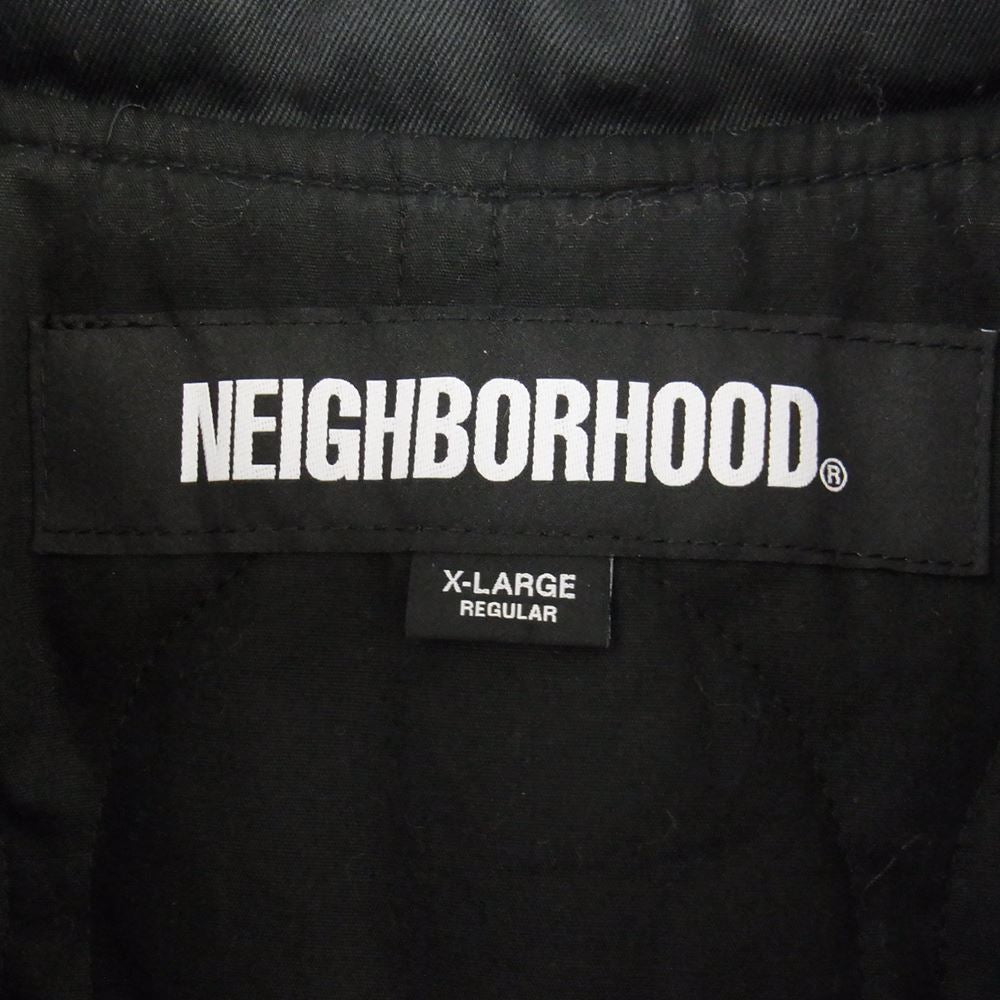 NEIGHBORHOOD ネイバーフッド 22AW 222AQNH-JKM02 M-65 JK . EC ミリタリー ジャケット ブラック系 XL【新古品】【未使用】【中古】