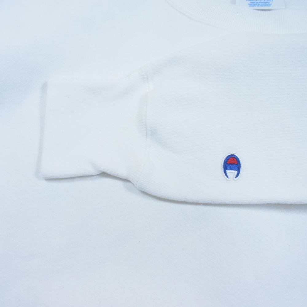 Champion チャンピオン リバースウィーブ スウェット トレーナー  ホワイト系 L【中古】