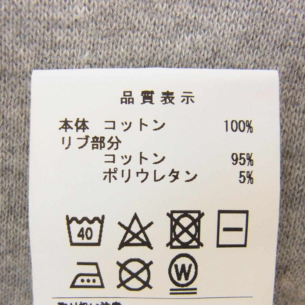 フォーティーパーセントアゲインストライツ FPAR 刺繍 クルーネック スウェット トレーナー グレー系 M【中古】