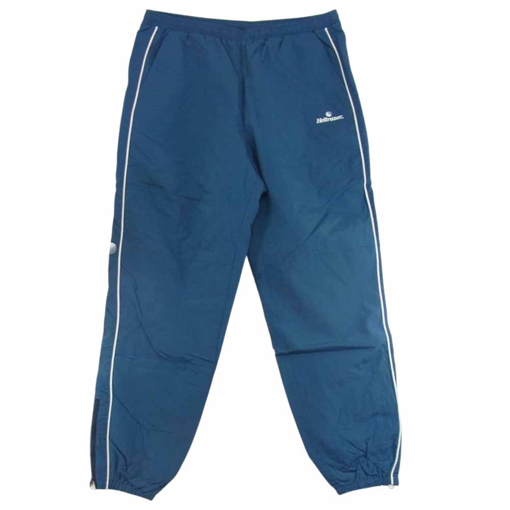 ヘルレイザー ロゴ プリント ナイロン パンツ グリーン系 XL【中古】
