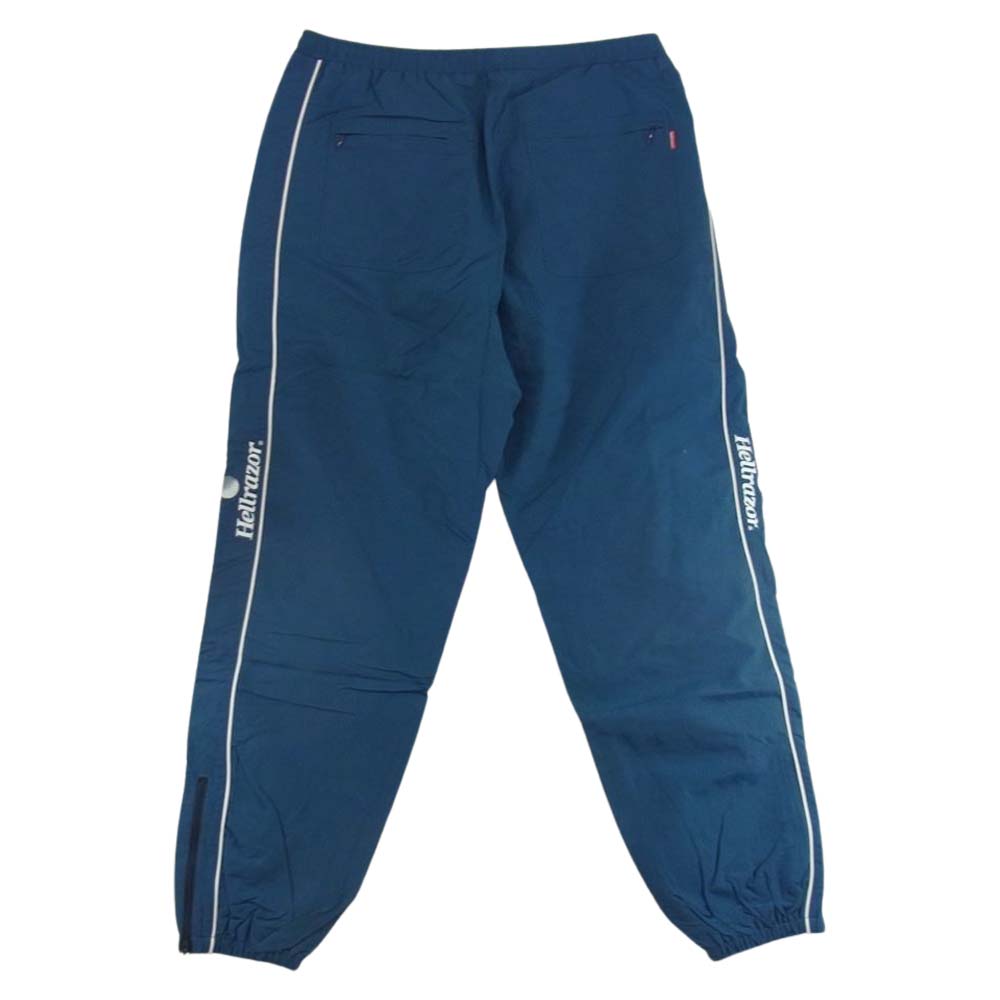 ヘルレイザー ロゴ プリント ナイロン パンツ グリーン系 XL【中古】