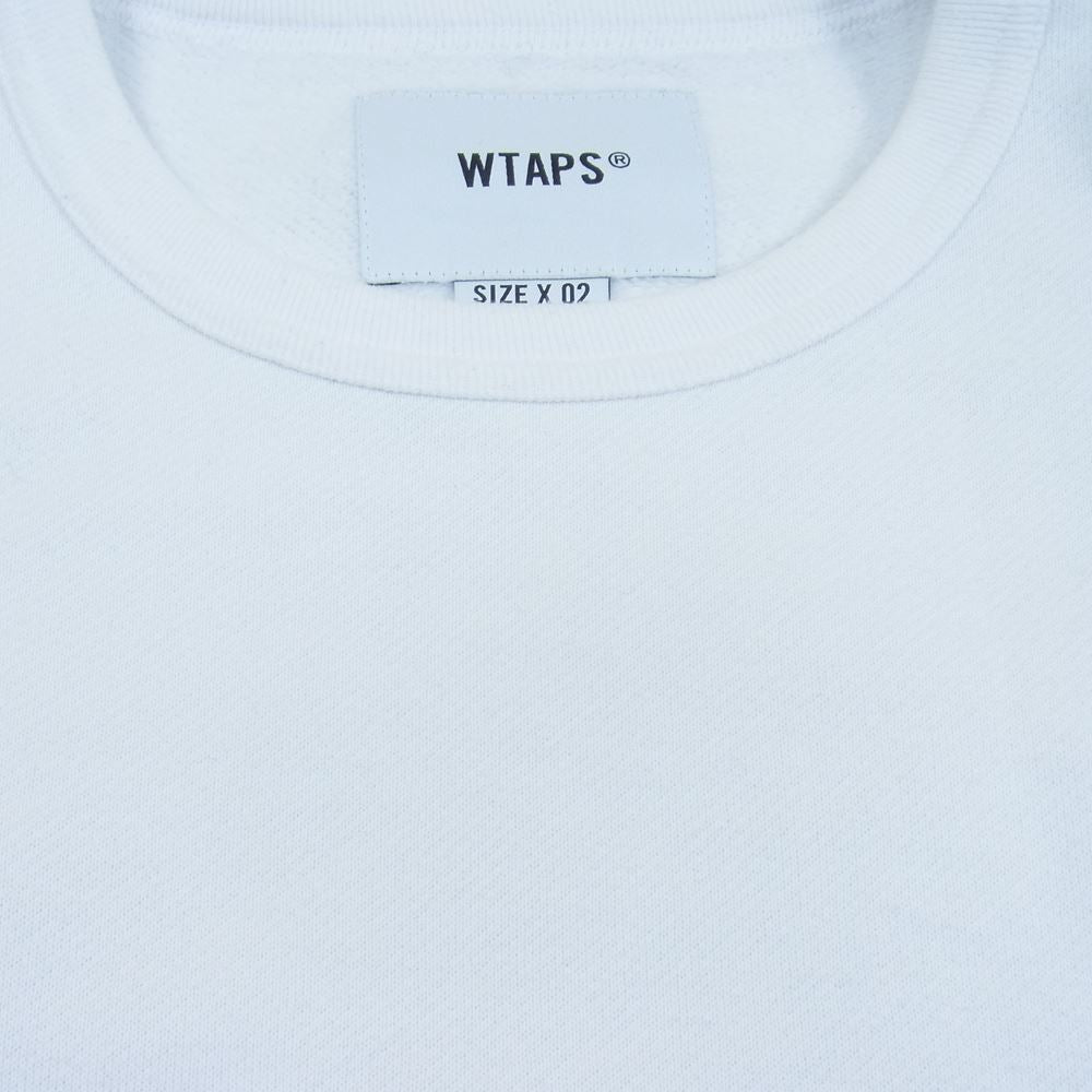 WTAPS ダブルタップス 21AW 212ATDT-CSM13 BLANK CREW NECK COPO クルーネック スウェット トレーナー ホワイト系 2【中古】