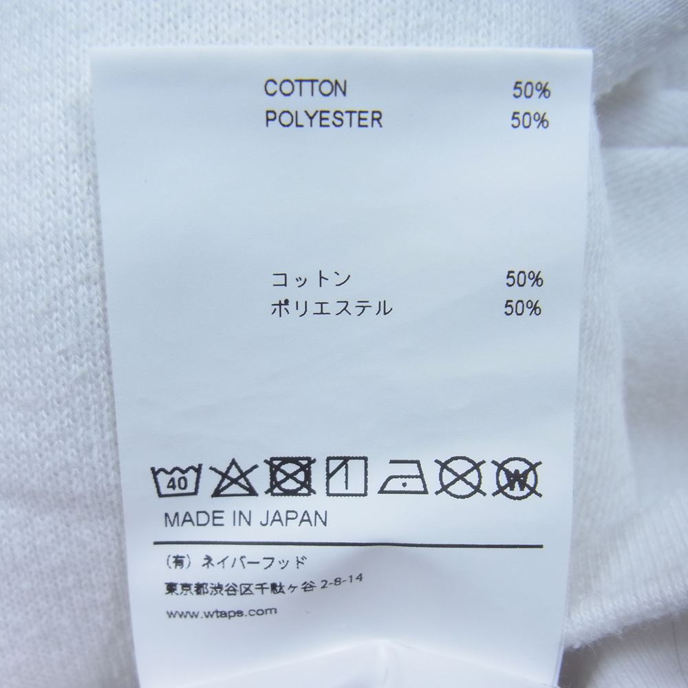 WTAPS ダブルタップス 21AW 212ATDT-CSM13 BLANK CREW NECK COPO クルーネック スウェット トレーナー ホワイト系 2【中古】