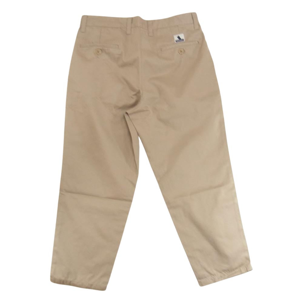 DESCENDANT ディセンダント DC-3 WIDE TUCK TROUSERS ワイド タック チノ トラウザー パンツ ベージュ系 3【中古】