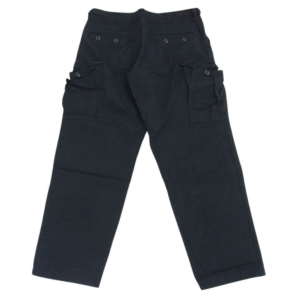 WTAPS ダブルタップス WVDT-PTM02 WMILL TROUSER 01 リップストップ カーゴ トラウザー ミリタリー パンツ ブラック系 3【中古】