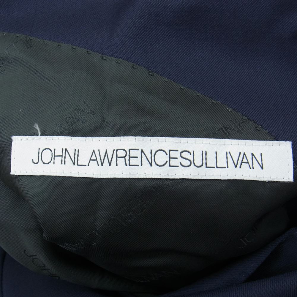 JOHN LAWRENCE SULLIVAN ジョンローレンスサリバン JLS-01-09 JLS-01-08 WOOL 2BUTTON JACKET WOOL SKINNY TROUSERS SET スーツ セットアップ ダークネイビー系 38【中古】