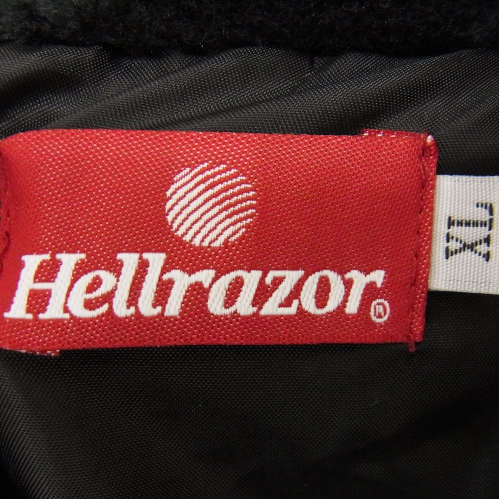 ヘルレイザー 総柄 フリース ジャケット カーキ系 XL【中古】