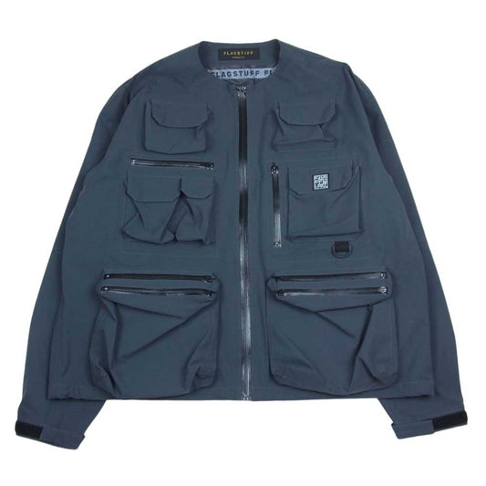 フラグスタフ 20AW 20AW-FS-11 3LAYER NO COLLAR JKT レイヤー ノーカラー コンバット ジャケット グレー系 L【中古】