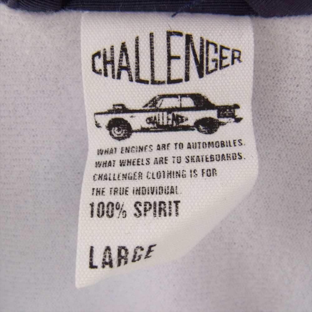CHALLENGER チャレンジャー CLG-JK 022-002 TIE DYE LOGO COACH JACKET タイダイ ロゴ プリント コーチ ジャケット ネイビー系 L【中古】