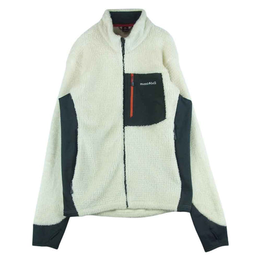mont-bell モンベル 1106660 クリマエア ジャケット フリース タイ製 オフホワイト系 グレー系 XL【中古】