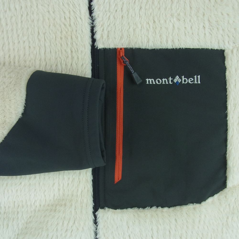 mont-bell モンベル 1106660 クリマエア ジャケット フリース タイ製 オフホワイト系 グレー系 XL【中古】