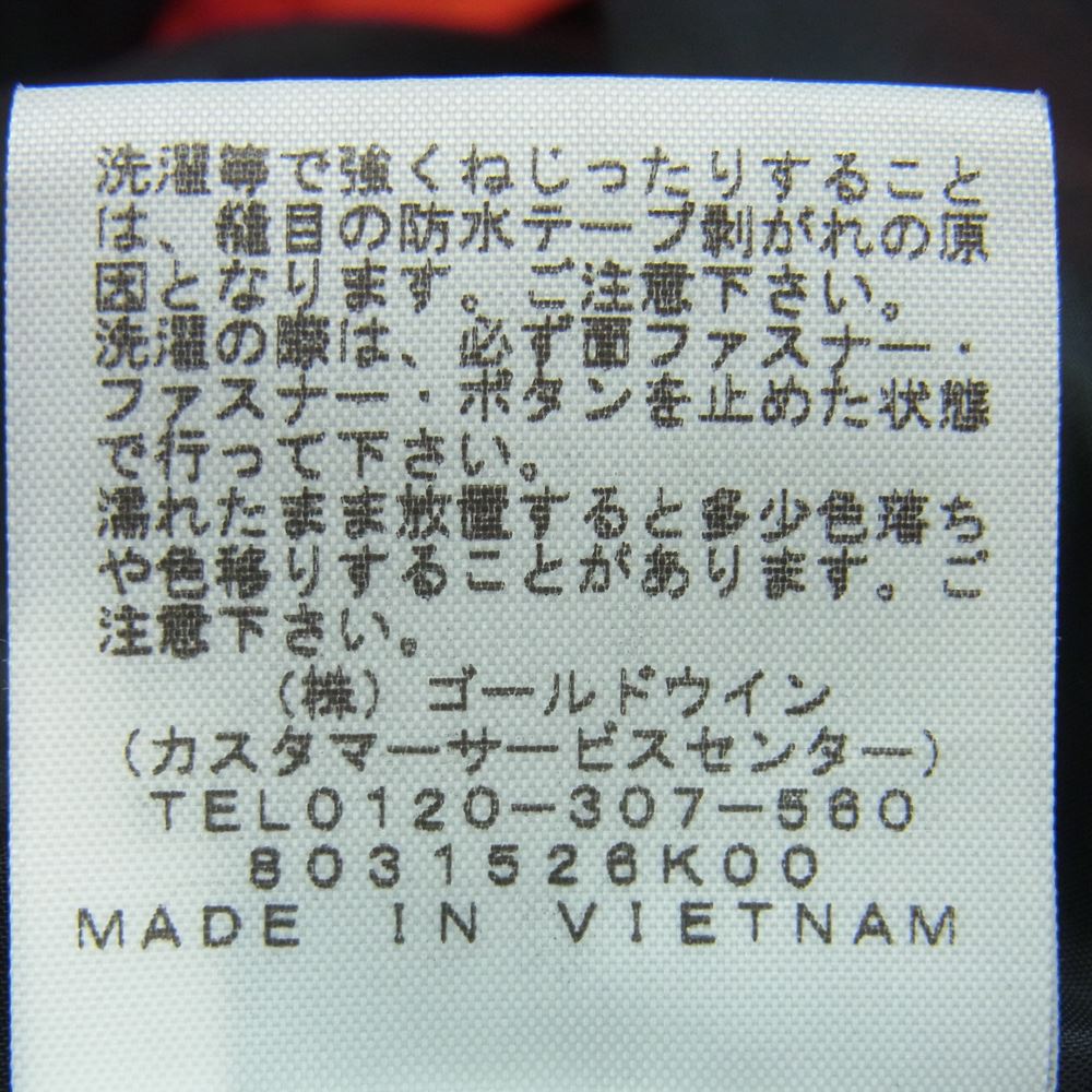 THE NORTH FACE ノースフェイス NP11834 MOUNTAIN LIGHT JACKET マウンテン ライト ジャケット マウンテンパーカー レッド系 ブラック系 L【美品】【中古】