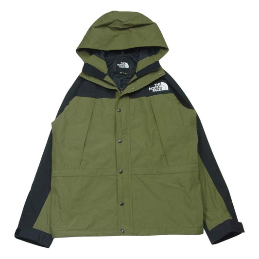 THE NORTH FACE ノースフェイス NP11834 MOUNTAIN LIGHT JACKET マウンテン ライト ジャケット マウンテンパーカー ブラック系 バートンオリーブ L【極上美品】【中古】