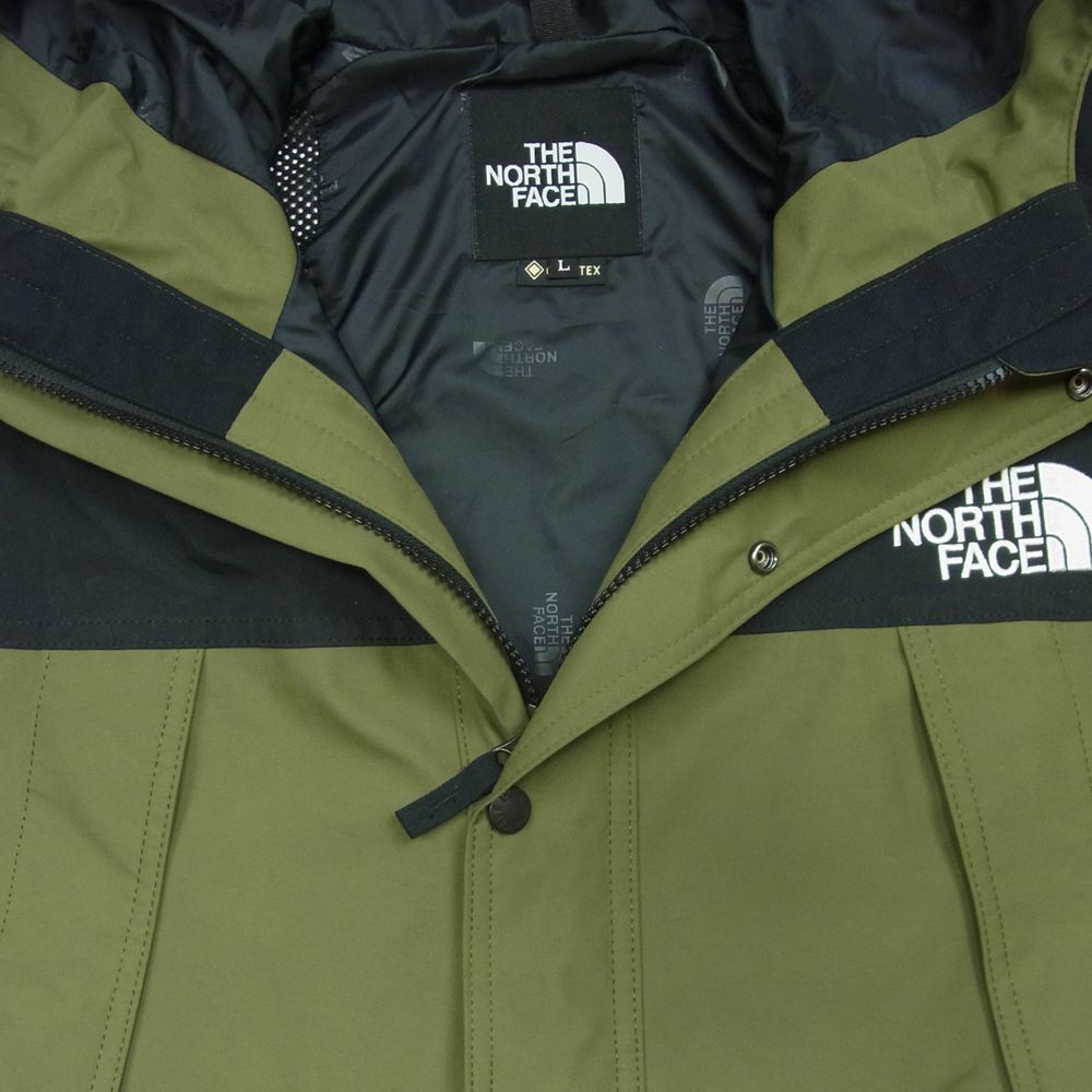 THE NORTH FACE ノースフェイス NP11834 MOUNTAIN LIGHT JACKET マウンテン ライト ジャケット マウンテンパーカー ブラック系 バートンオリーブ L【極上美品】【中古】
