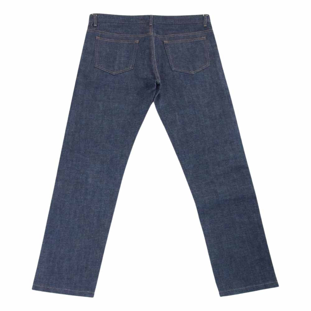 A.P.C. アーペーセー 1800 PETIT NEW STANDARD  プチ ニュースタンダード ボタンフライ デニム パンツ インディゴブルー系 33【極上美品】【中古】