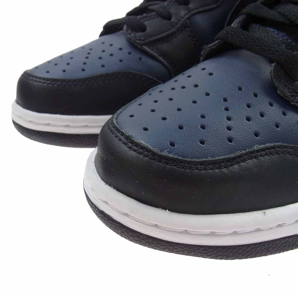 NIKE ナイキ DJ0383-400 FRAGMENT DUNK HI CITY PACK MIDNIGHT フラグメント ダンクハイ ハイカット スニーカー  ダークネイビー系 26.5cm【中古】
