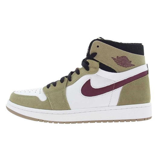 NIKE ナイキ CT0978-203 AIR JORDAN 1 ZOOM CMFT NEUTRAL OLIVE ジョーダン 1 ズーム エア コンフォート ニュートラル オリーブ スニーカー ホワイト系 オリーブ系 27.5cm【新古品】【未使用】【中古】